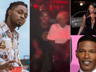 Tiwa Savage and Jamie Foxx party together