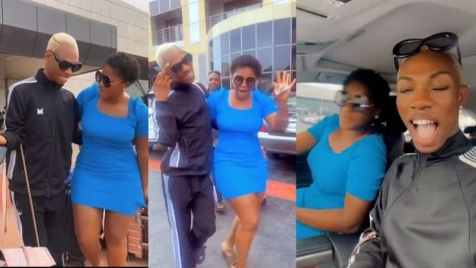 “We’re not even ready” – Reactions trail video of James Brown and Destiny Etiko as he set to make Nollywood debut “Far From Home” (Watch)