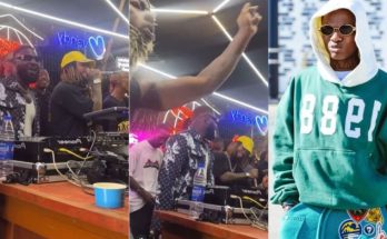“This song enter” – Reactions as music producer Blaq Jerzee previewed a new collaboration with Wizkid at a nightclub (Video)